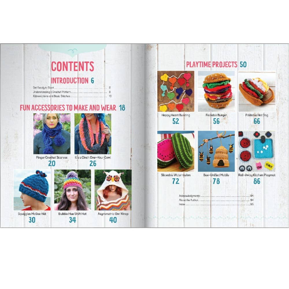 Wellspring - Vendita all'ingrosso Artigianato, hobby e fai da te - Libro di attività - Creative Crochet1