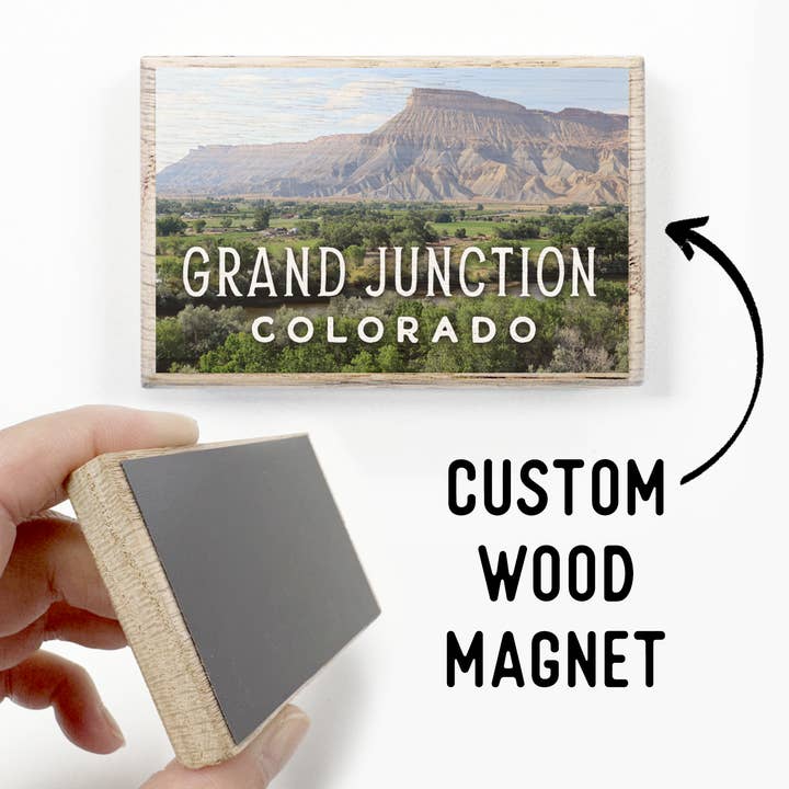 Hangout Home – wholesale Magnet – Grand Junction Colorado - Anpassade kylskåpsmagneter för vilken stad som helst