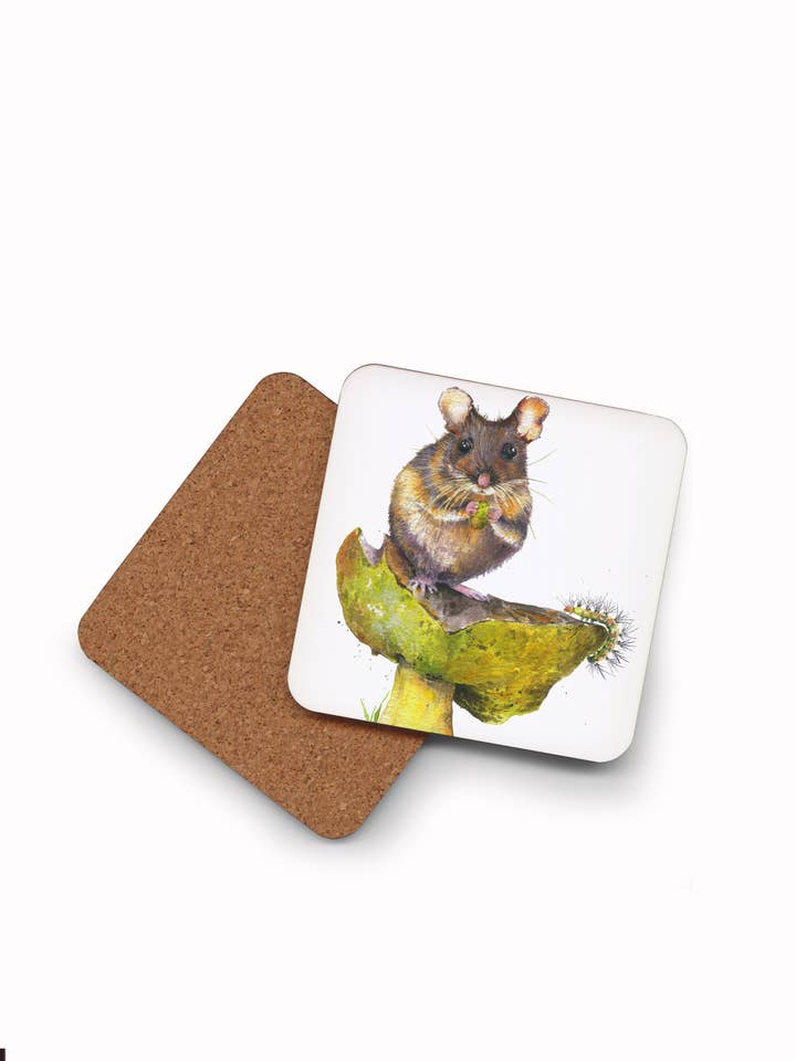 Untersetzer - Itty-Bitty - (C-IB) Maus und Pilz für den Großhandel von Oladesign