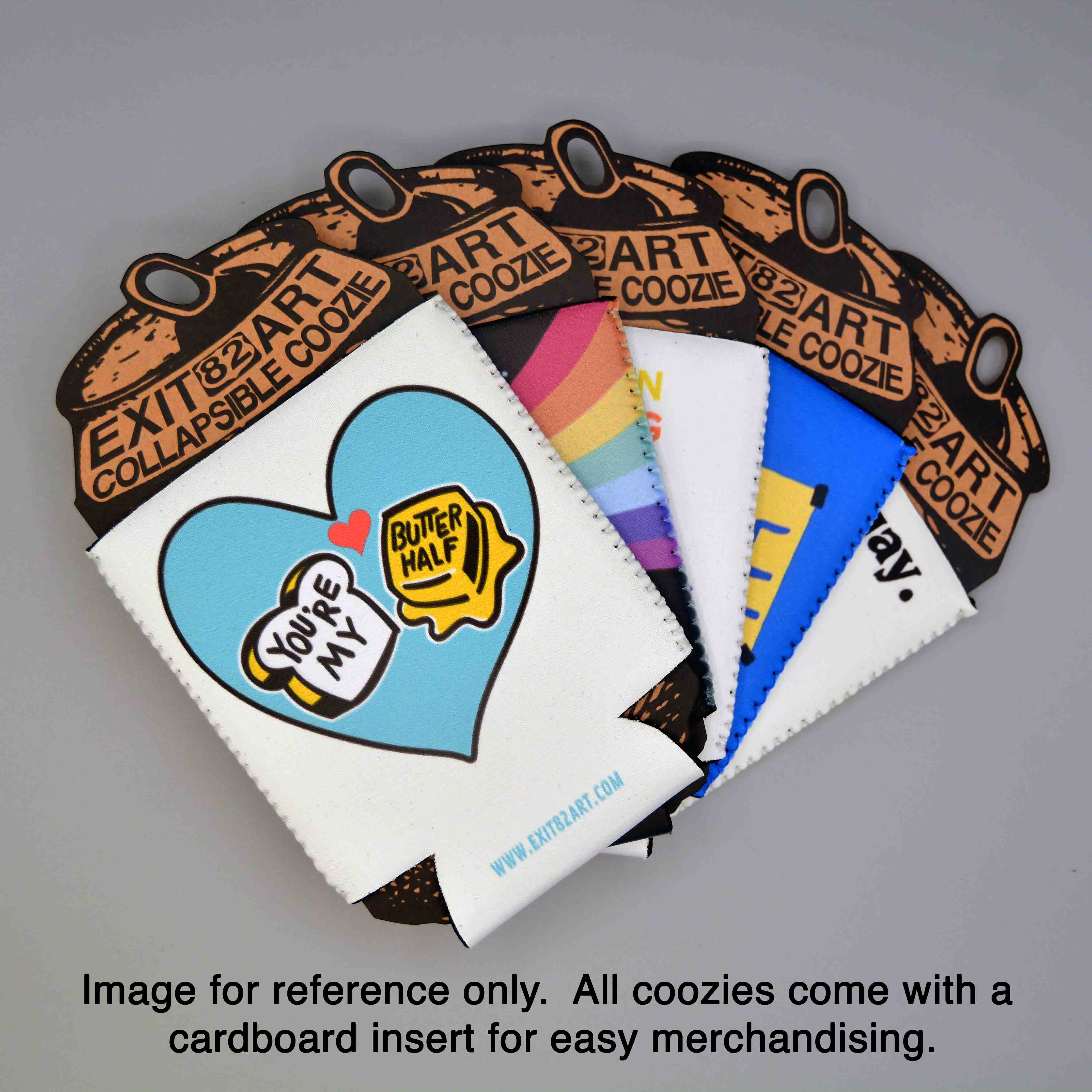 EXIT82ART - Vendita all'ingrosso Rivestimenti per bottiglie e lattine - FANCULO A TUTTI VOI - Coozie per Bevande Pieghevole2