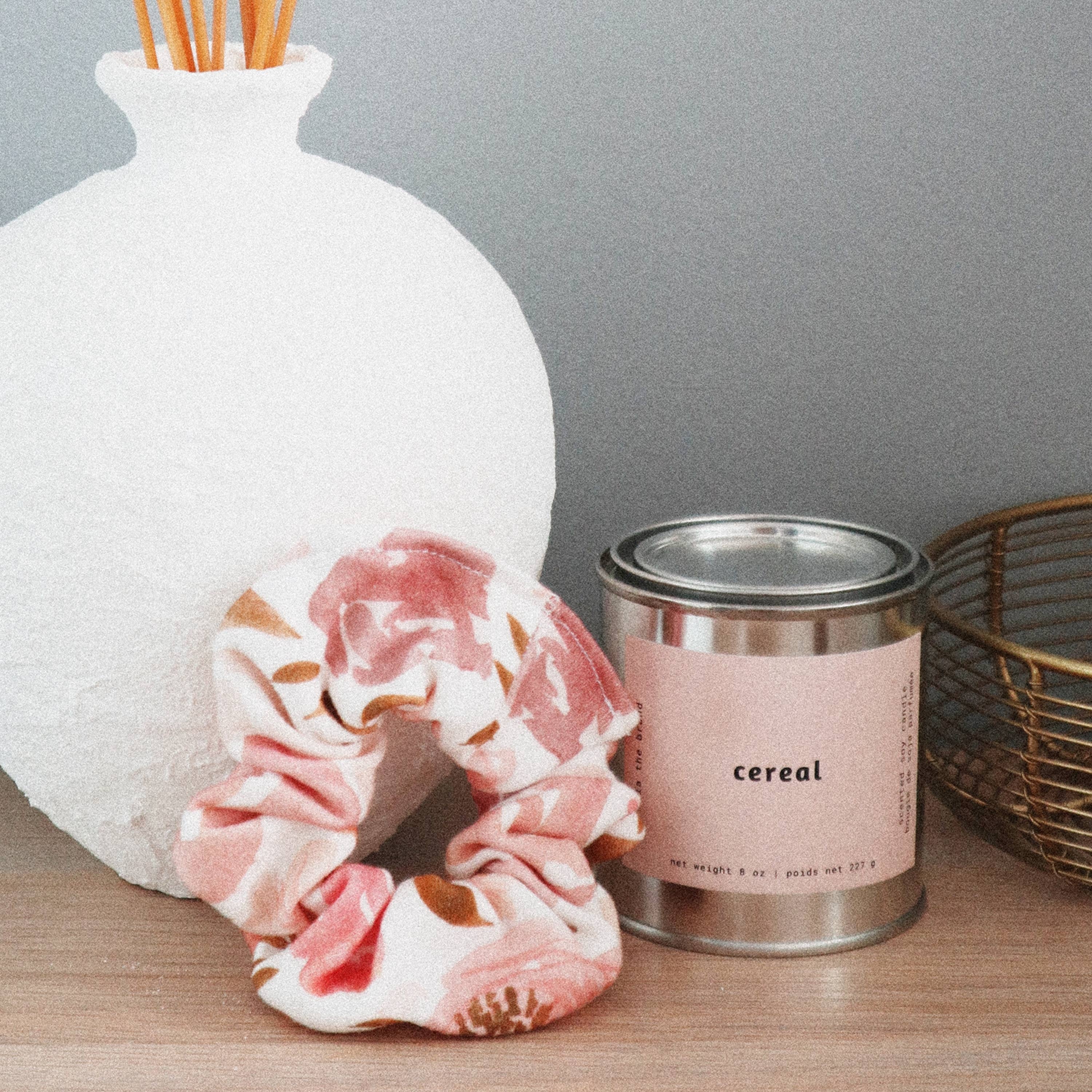 Freon Collective - Vente Chouchou – femme - Chouchou pour cheveux en coton biologique - Juliet Florals2