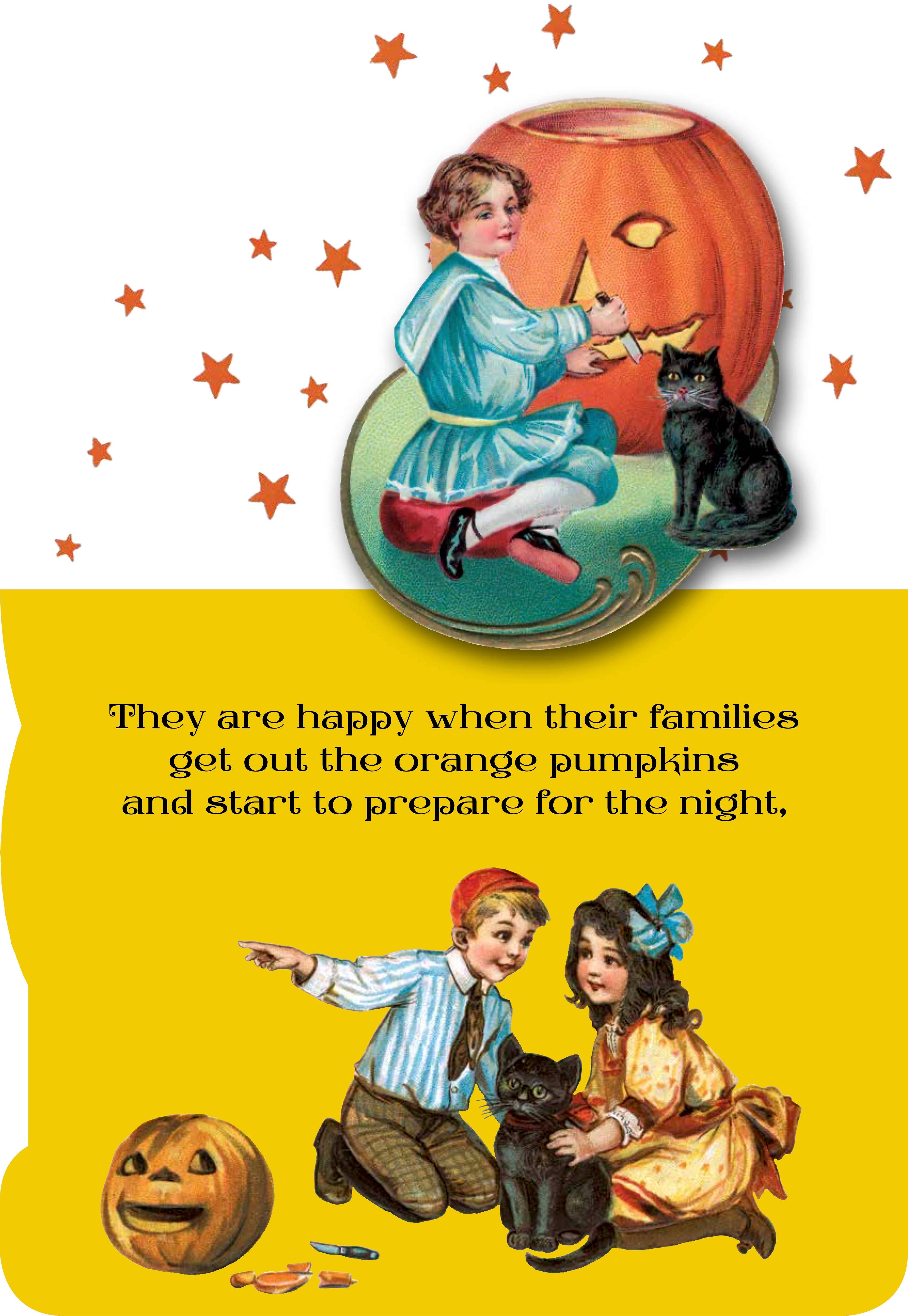 Laughing Elephant Books - Wholesale Preschool Book (3-5) - Black Cats At Halloween- Children's Picture Book-Vintage4