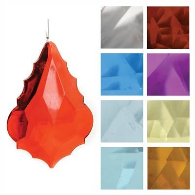 Studio Specialties - Wholesale Ornament - ACRYLIC MAPLE DROP CHOCOLATE 6