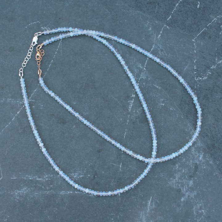 Opalite Choker Necklaces for wholesale by Plumage Jewelry