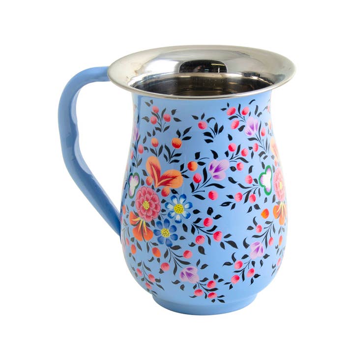 Namaste - Venta al por mayor Jarras - Jarra esmaltada pintada a mano Ketaki
