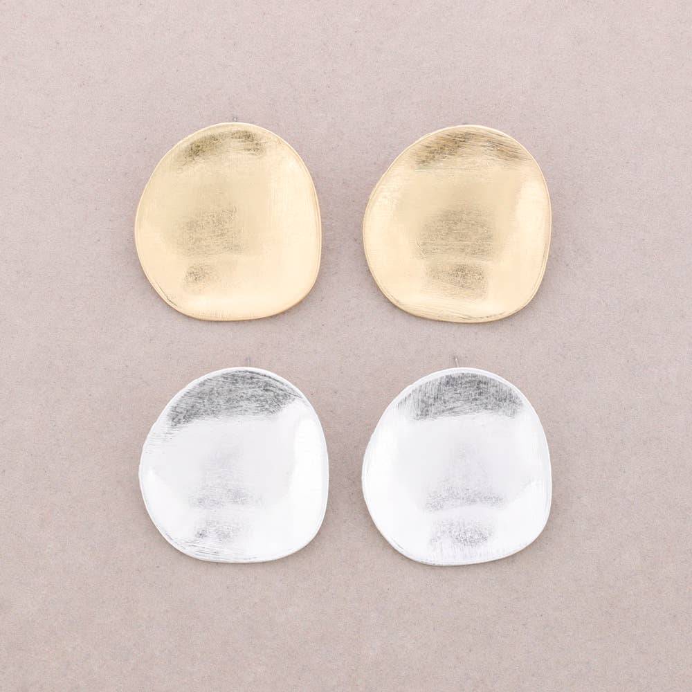 Sonata - Wholesale Dangle Earrings - Metal Medal Pressure Earrings2