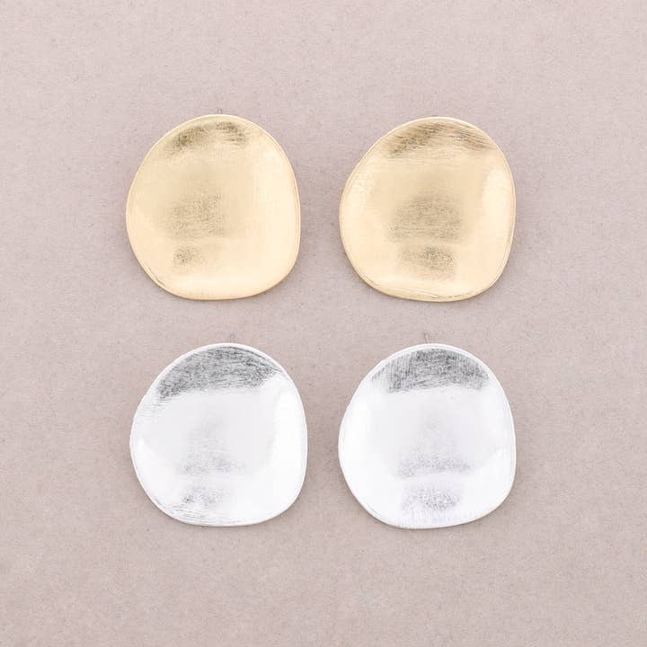 Sonata - Wholesale Dangle Earrings - Metal Medal Pressure Earrings2