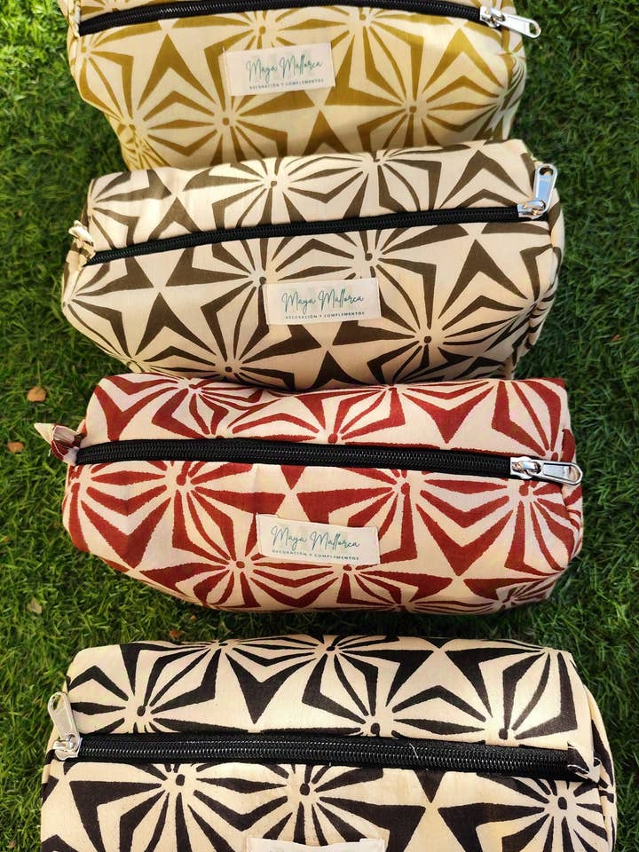 COTTON BLOCK PRINT CLUTCH PACK SOLLER COLLECTION for wholesale by Maya Mallorca