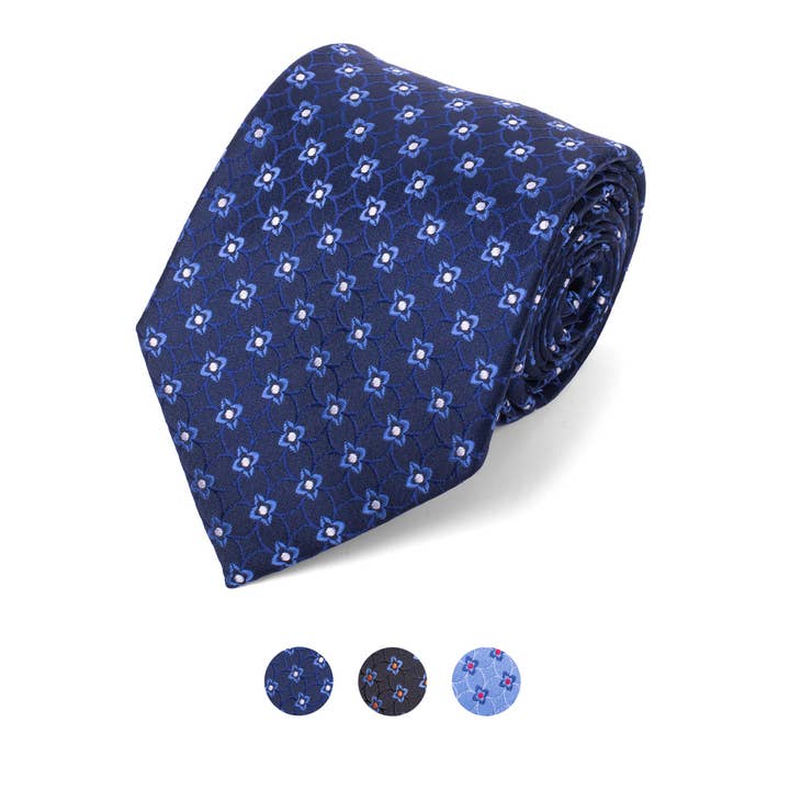 Selini New York - Wholesale Necktie - Men's - Men's Micro Fiber Poly Woven Regular Tie