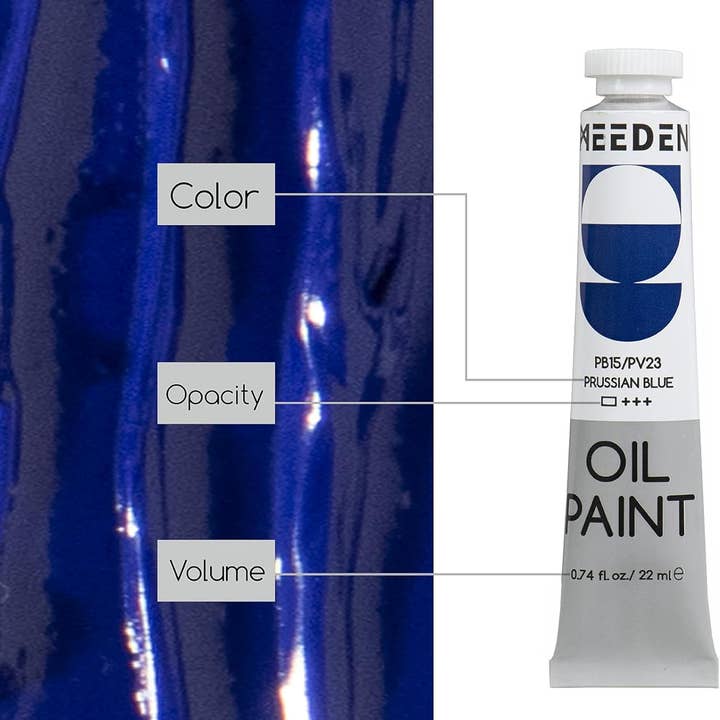 Pintar Art Supply - Wholesale Paint Set - MEEDEN Oil Paint Set, Non-Toxic 24 x 22ml/0.74oz Oil Paints for Canvas Painting