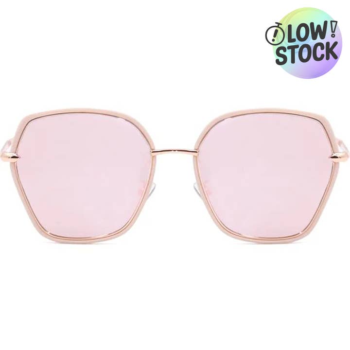 TOPFOXX - Wholesale Sunglasses - Women's - Sustainable Maya - Rose Gold