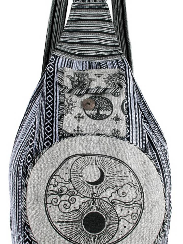 Yin Yang Guitar Back pack for wholesale by Foot Path Trading Co