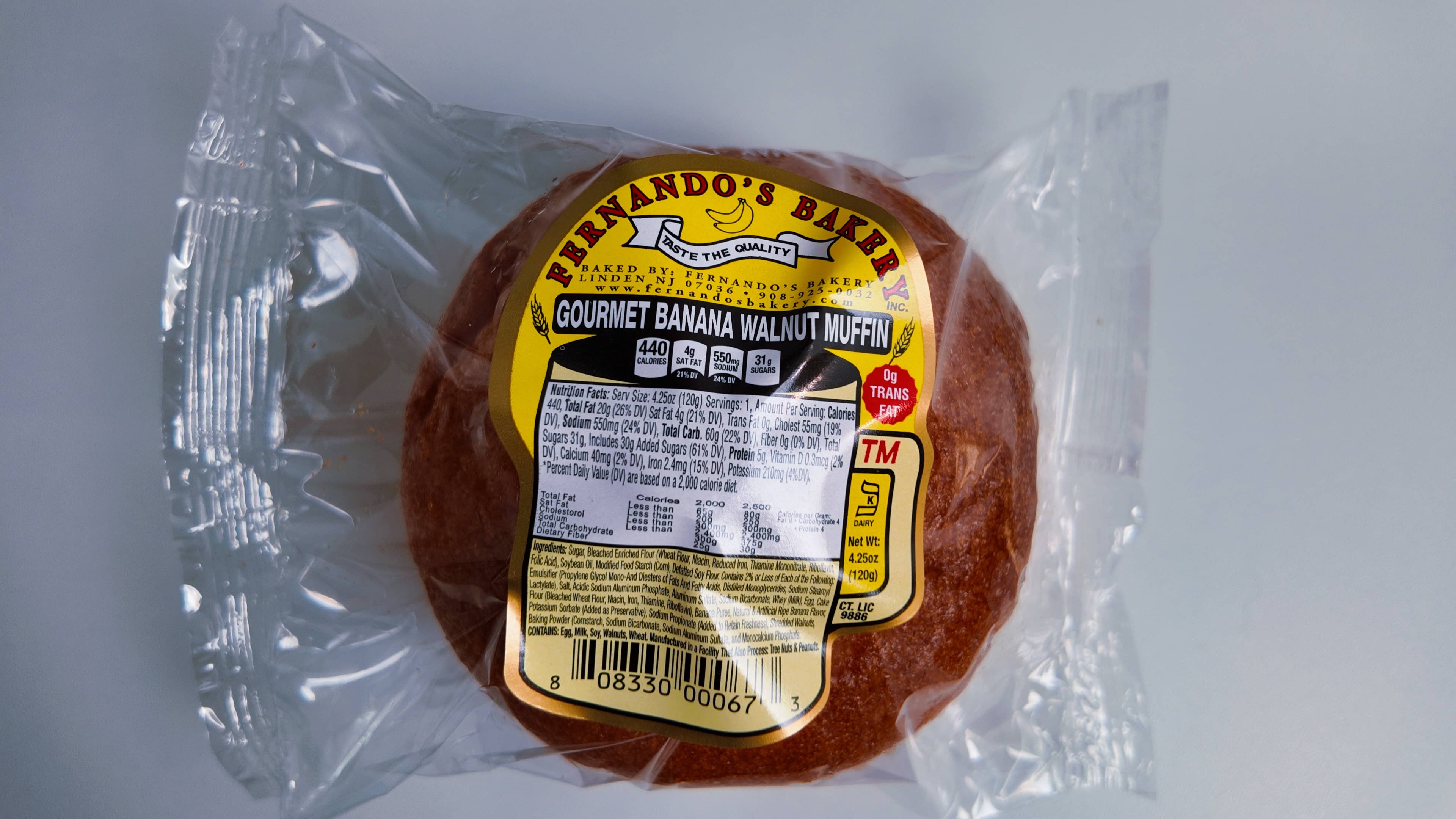 Horizon Top Market - Wholesale Muffin Mix - JUMBO MUFFINS-individually wrapped-5.15 OZ x 122