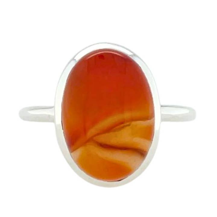 Esprit Creations - Wholesale Single Stone/Solitaire Ring - Carnelian Big Sister Ring