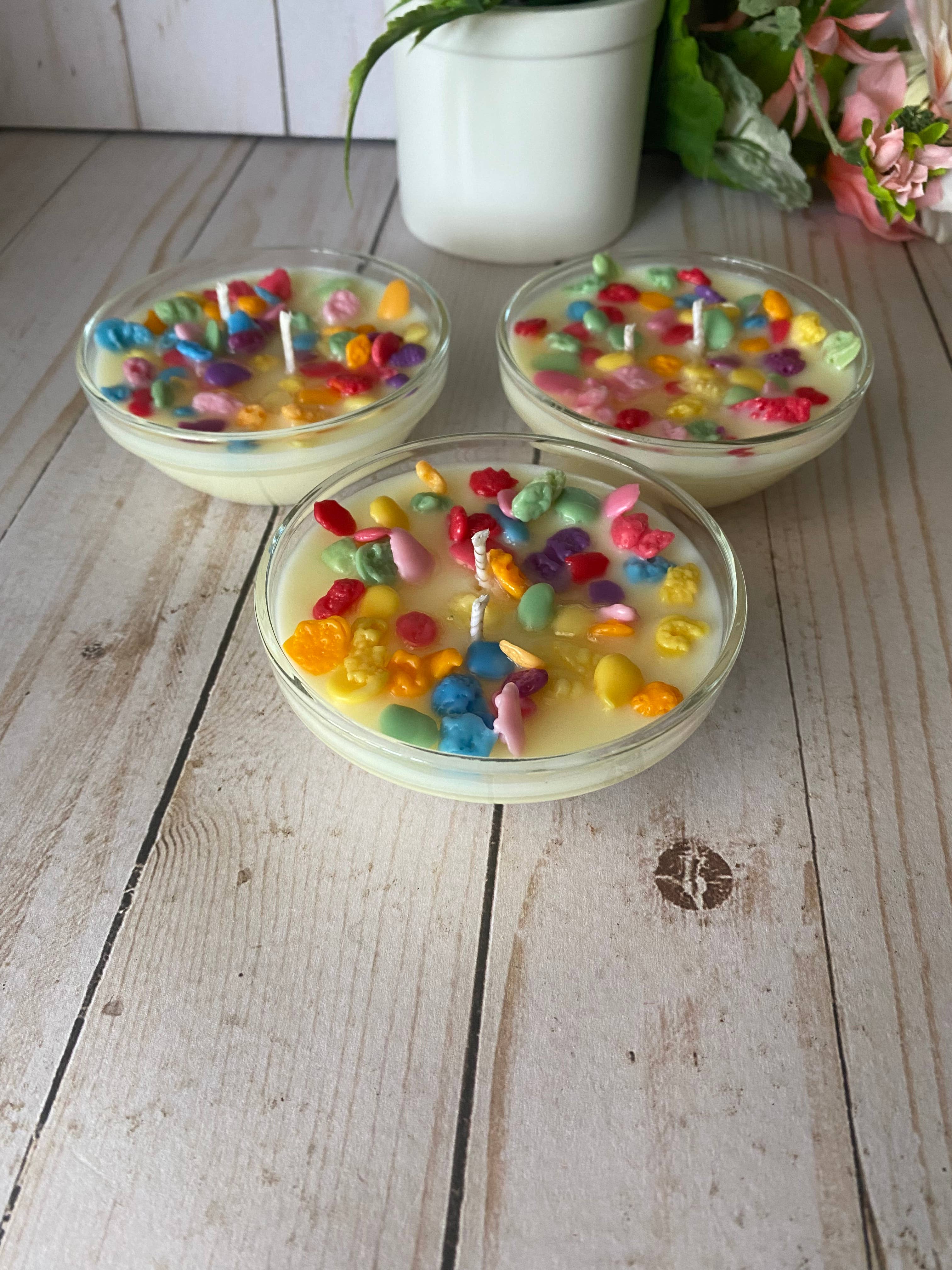 Wild Child Studio Co - Wholesale Novelty Candle - Fruity Peebles Cereal Bowl Candle2