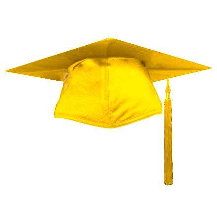 Cappuccio e nappa da laurea in oro lucido per la vendita all'ingrosso da parte di Cap and Gown Direct