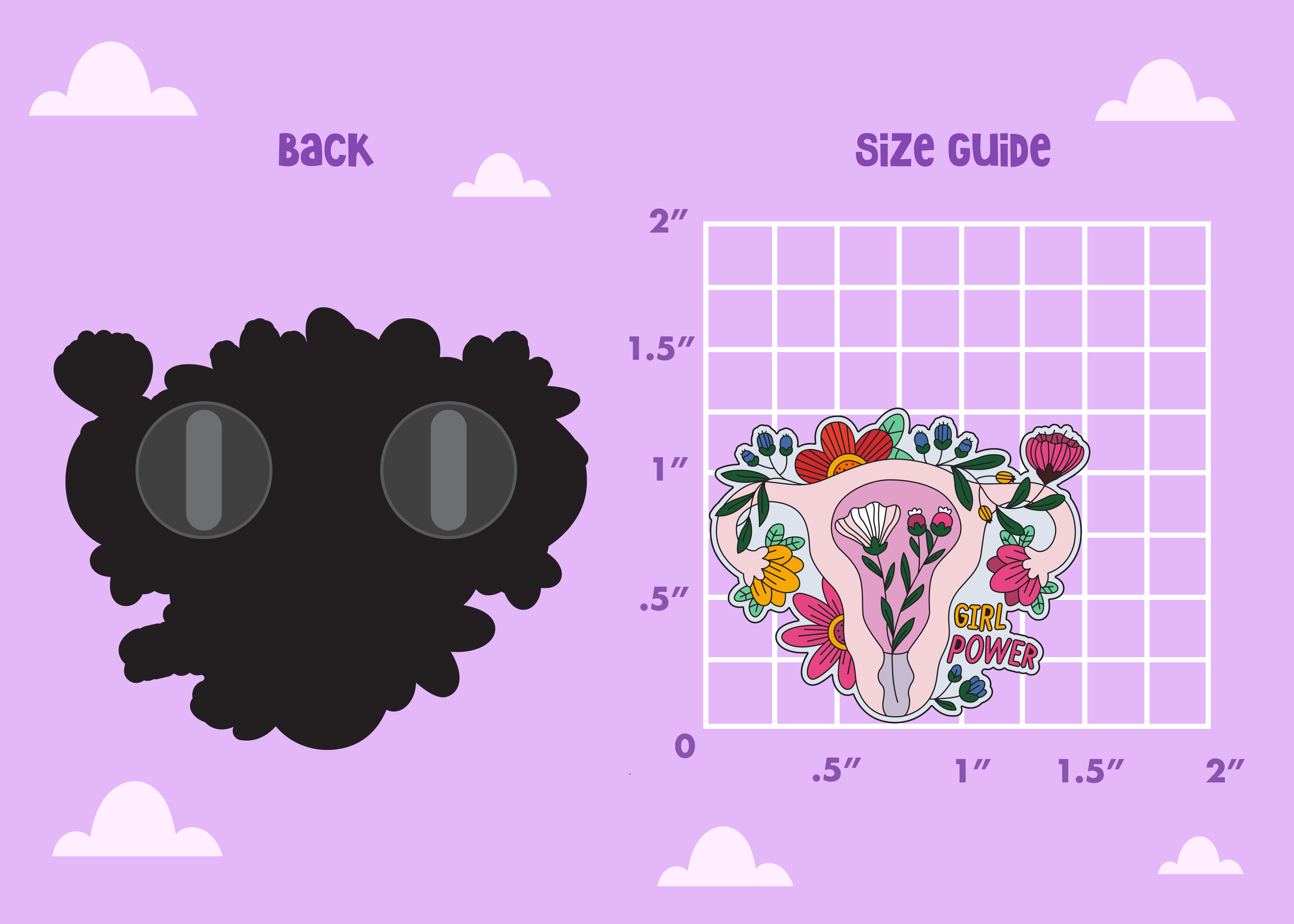 Neha Lee Designs - Wholesale Lapel Pin/Button - Uterus enamel pin1