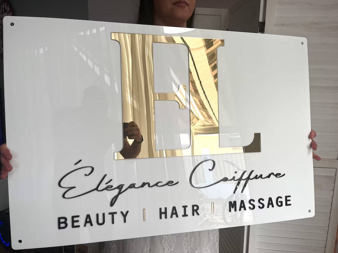 Lasartify - Wholesale Wall Sign - Rectangle Business sign5