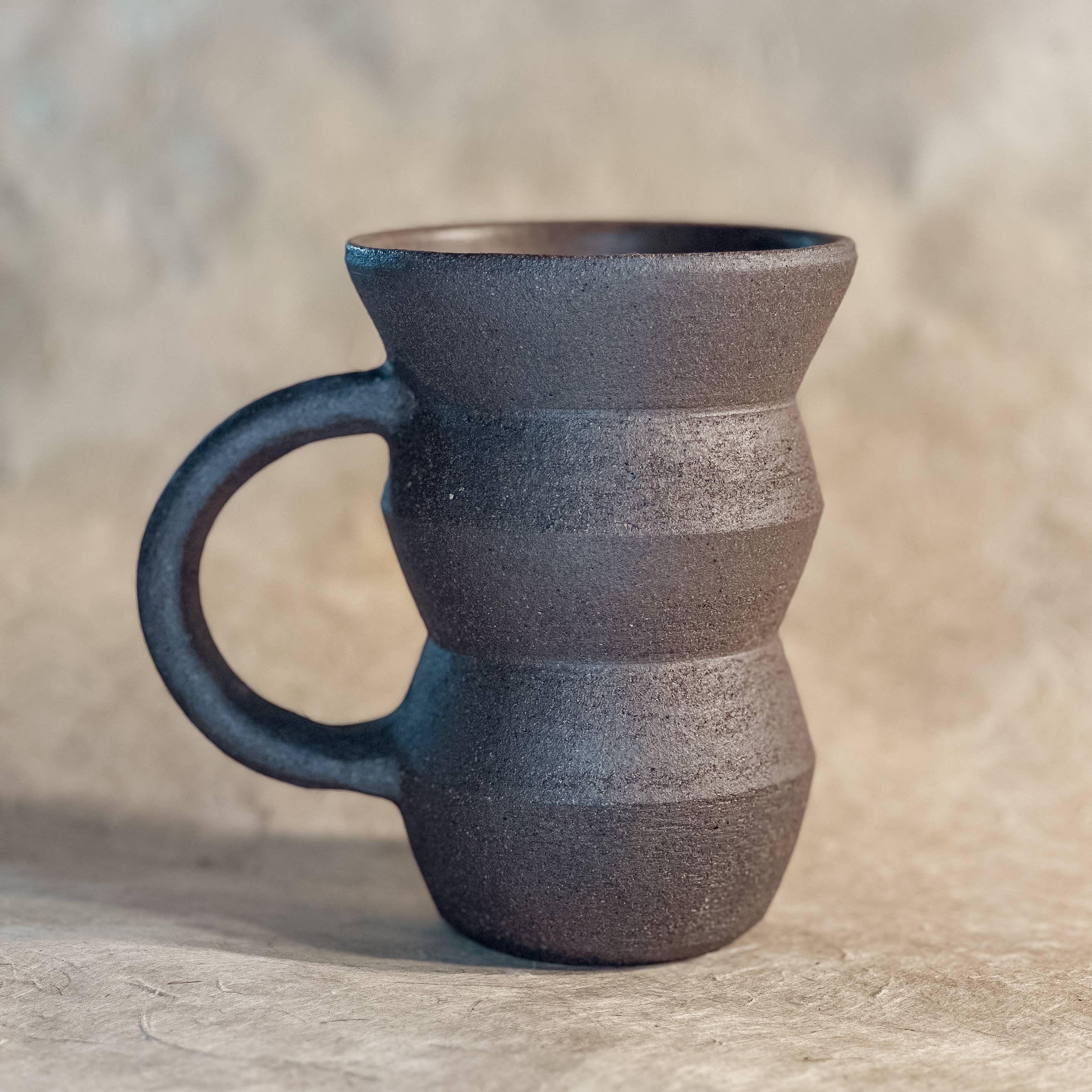 Olivia Snow Ceramics – wholesale Coffee mug – Angled Mug4