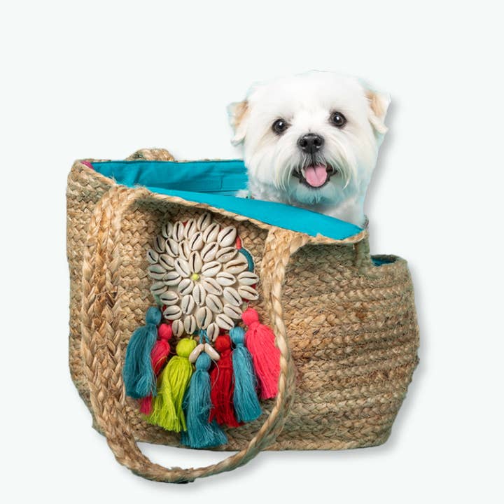 Woodstock Bag Jute Dog Beach Carrier (up to 3 kg) voor wholesale door Dog with a Mission