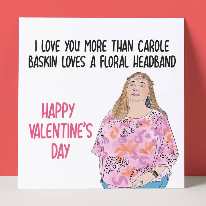 CAROLE BASKIN - CARTE DE SAINT-VALENTIN pour la vente par Pack a Punch Designs