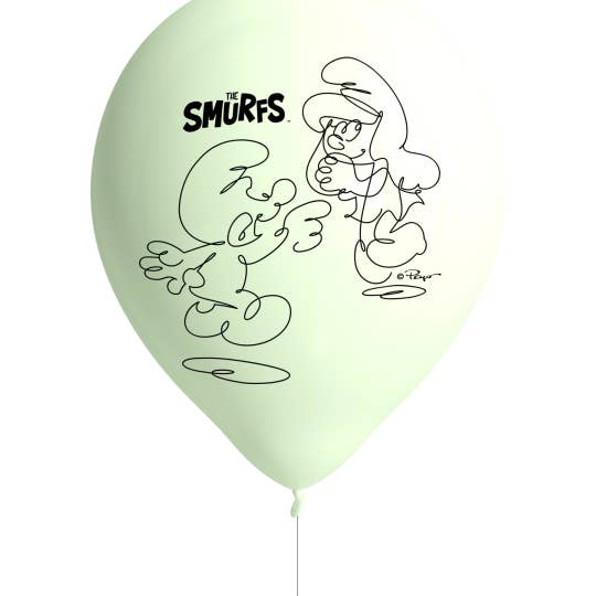 Dream Party - Wholesale Balloon - 8 Smurfs Latex Balloons4