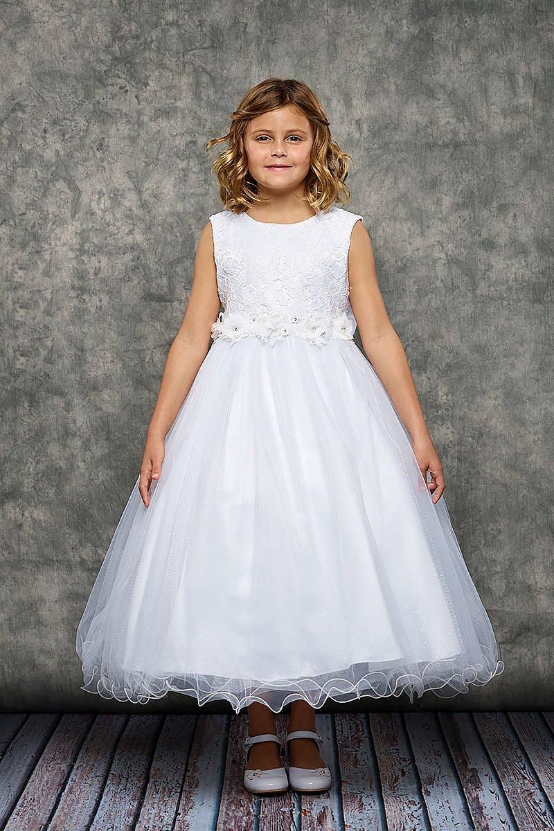 Kid's Dream - Wholesale Dress - Kids - Lace Glitter Tulle Girls Dress with Plus Sizes5