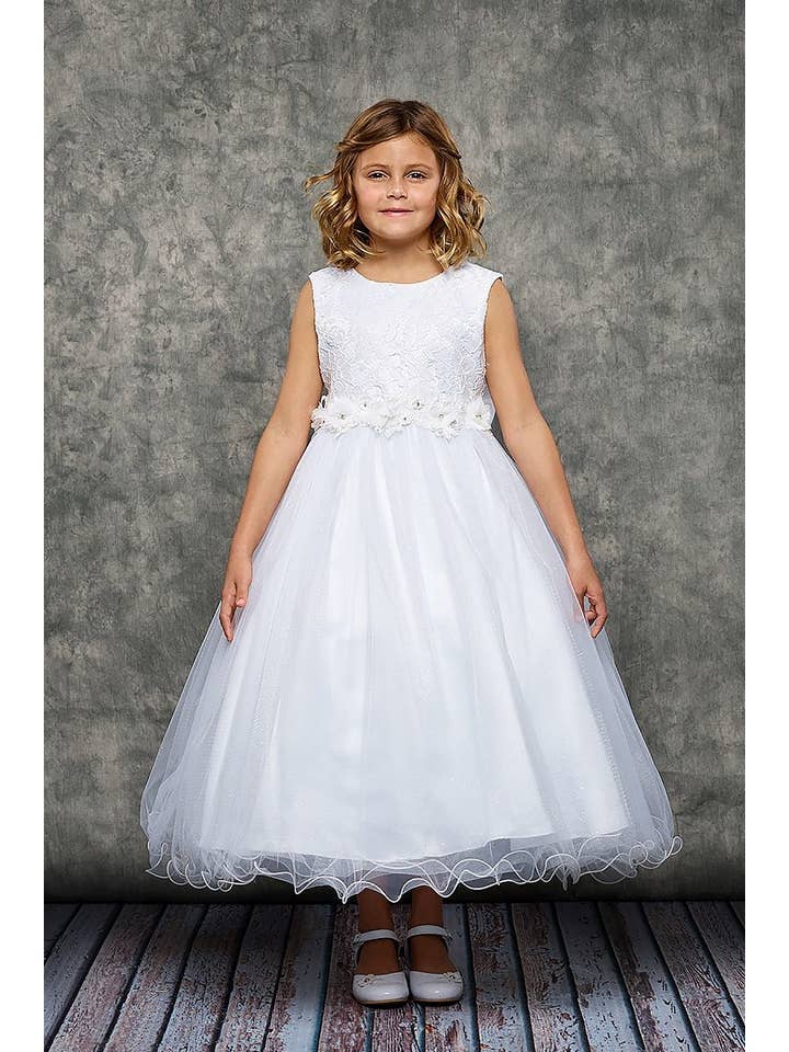 Kid's Dream - Wholesale Dress - Kids - Lace Glitter Tulle Girls Dress with Plus Sizes5