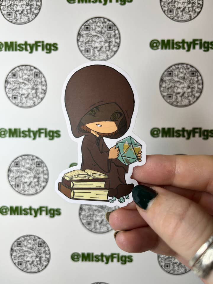Vinyl Sticker - Chibi the Traveler Critical Role for wholesale by Misty Figs
