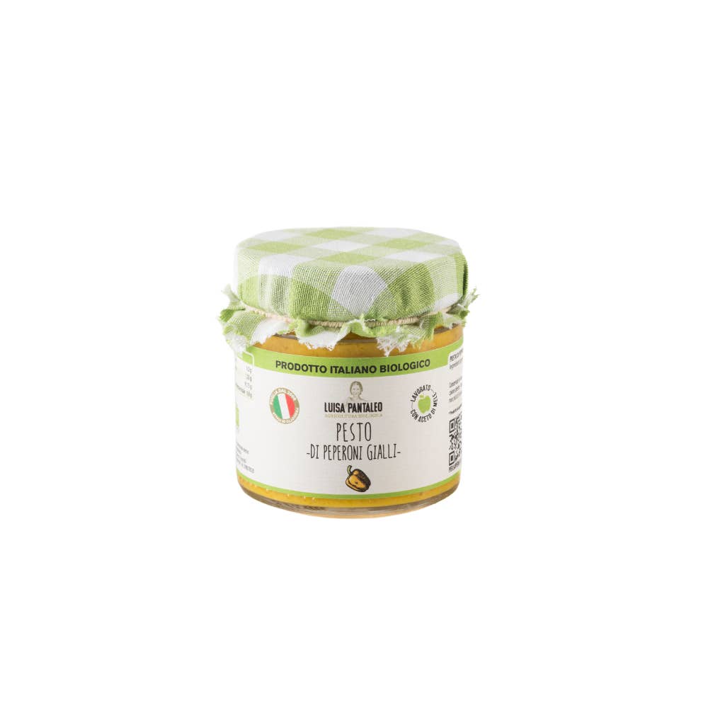 PANTALEO AGRICOLTURA SOC. AGR. SRL – Großhandel Pesto – Bio-Pesto mit gelbem Pfeffer, hergestellt in Italien