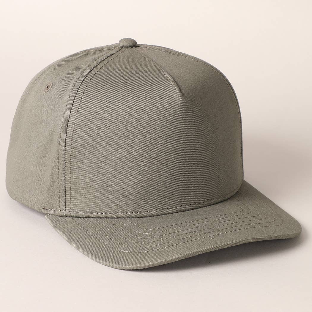 Fashion City - Wholesale Baseball Cap - Unisex - Solid Colored Cotton 5 Panel Baseball Cap48