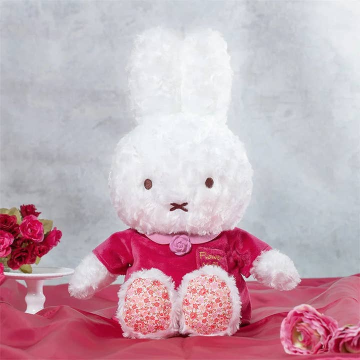 Springer DΓ©cor - Wholesale Stuffed/Plush Toy - Kids & Baby - Flower Miffy Fluffy Rose Plush1