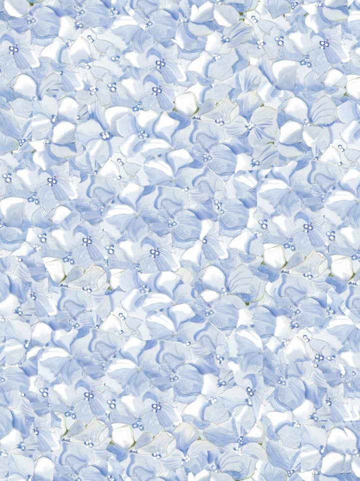 Paper Place Mats - PM108 Blue Hydrangea for wholesale by Stevie Streck Designs