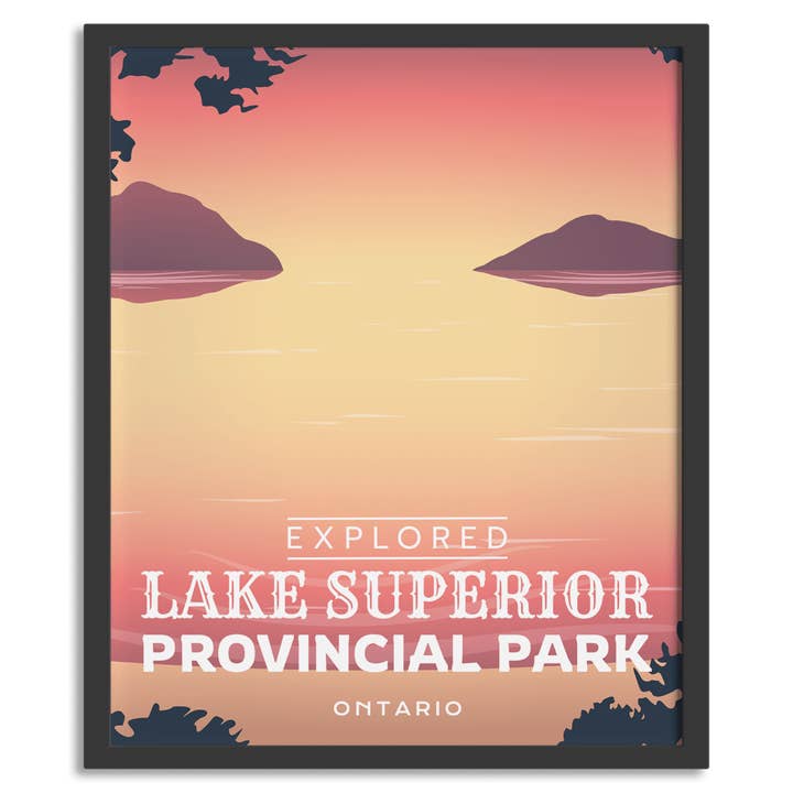 Lake Superior Provincial Park 'Explored' Poster for wholesale by Canada Untamed