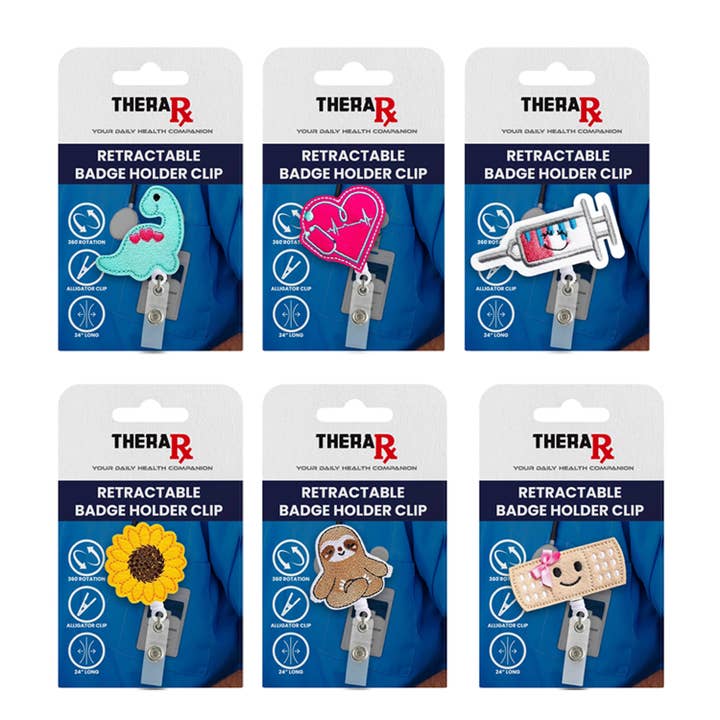 Porta Badge Retrattile per Professionisti Infermieri e Medici da 6 Pezzi per la vendita all'ingrosso da parte di The American Gift Company (TAGCO)