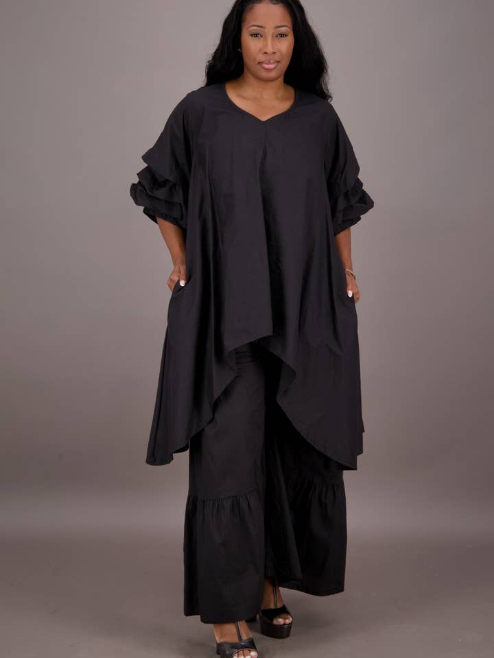 2 Piece Pants Set APS-25082 for wholesale by Advance Apparels