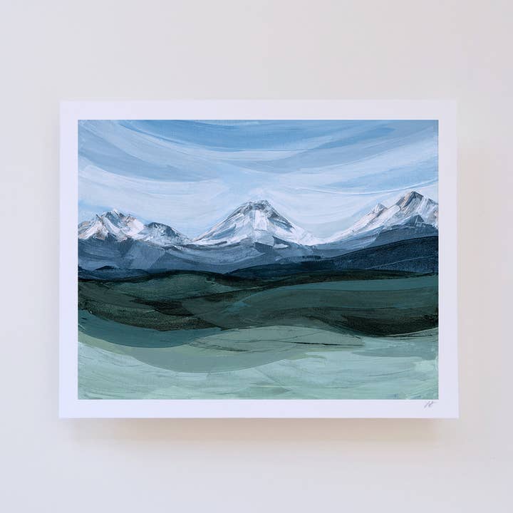 Broken Top and The Three Sisters - Fine Art Print for wholesale by Lindsay Gilmore