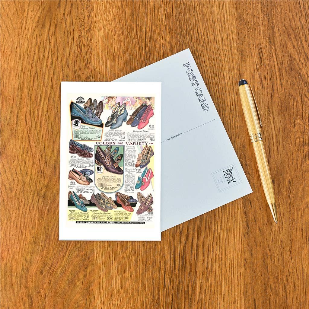 Found Image Press - Wholesale Postcard - Postcard SH-58 Shoe Catalog1