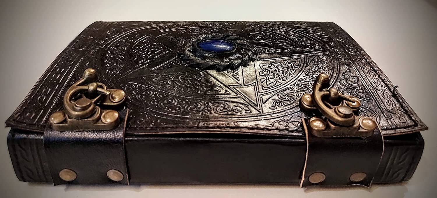 Jay mataji Handicrafts - Wholesale Journal/Diary - Celtic Star Leather Journal, Large Journal3