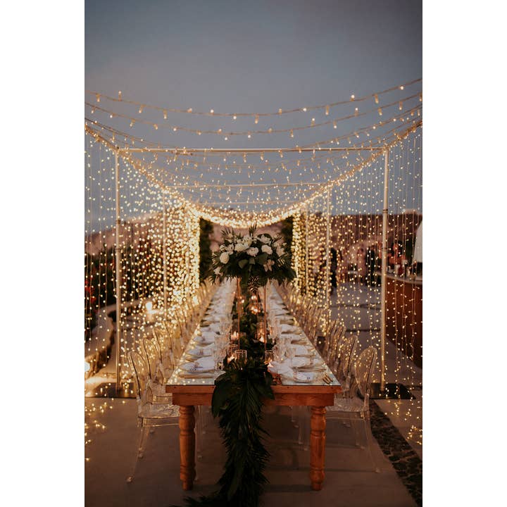 400 LED Clear Cable String Lights Plug In - Warm White for wholesale on Faire