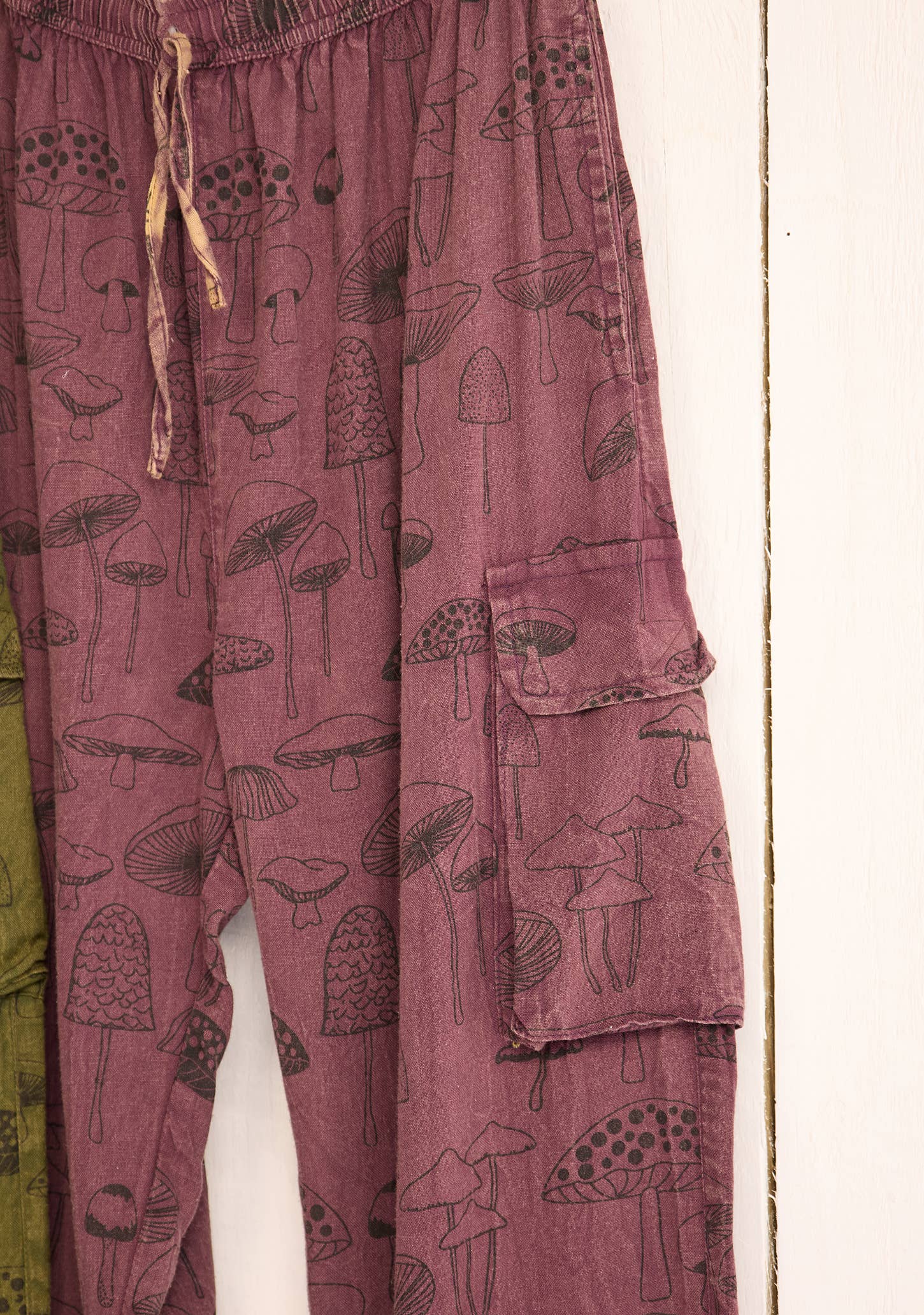 Namaste - Wholesale Pants - Women's - Mushroom Cargo Trousers9