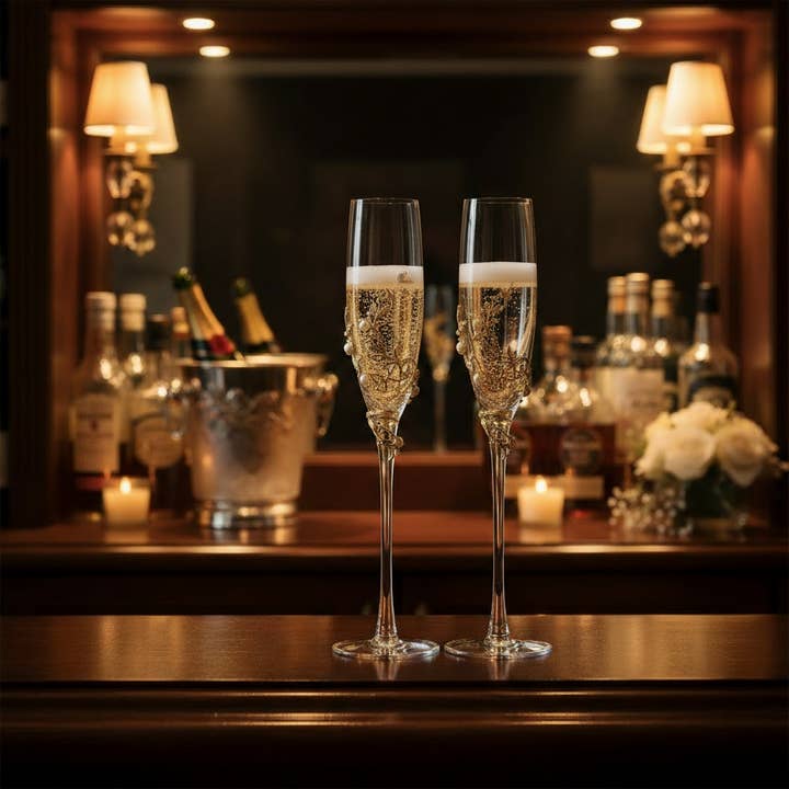 OLIVIA RIEGEL – wholesale Champagne flute – Eleanor Flute (Set of 2) | Flutes | Champagne Flutes |6