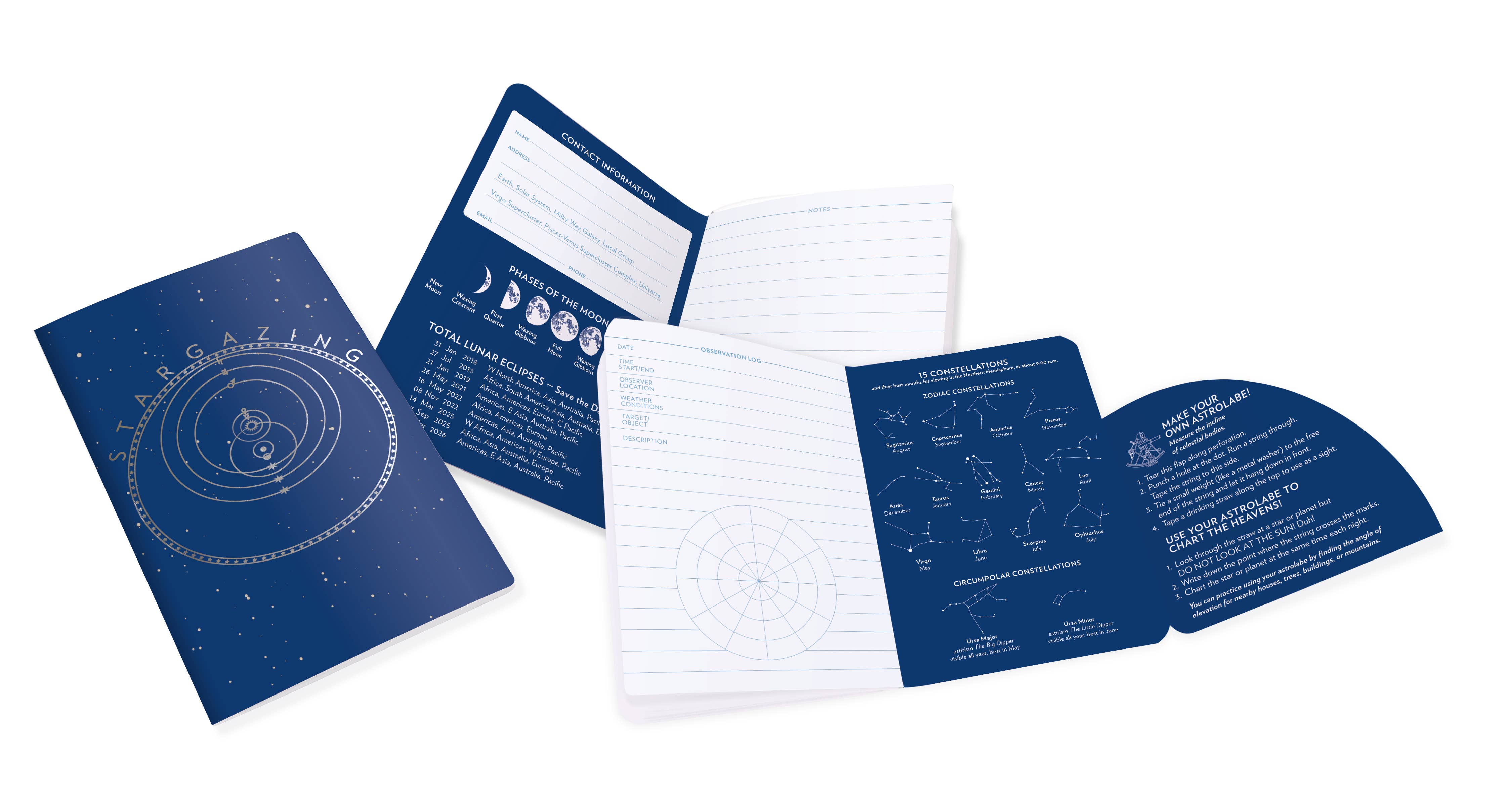 Unemployed Philosophers Guild - Wholesale Notebook - Stargazing Notebook2