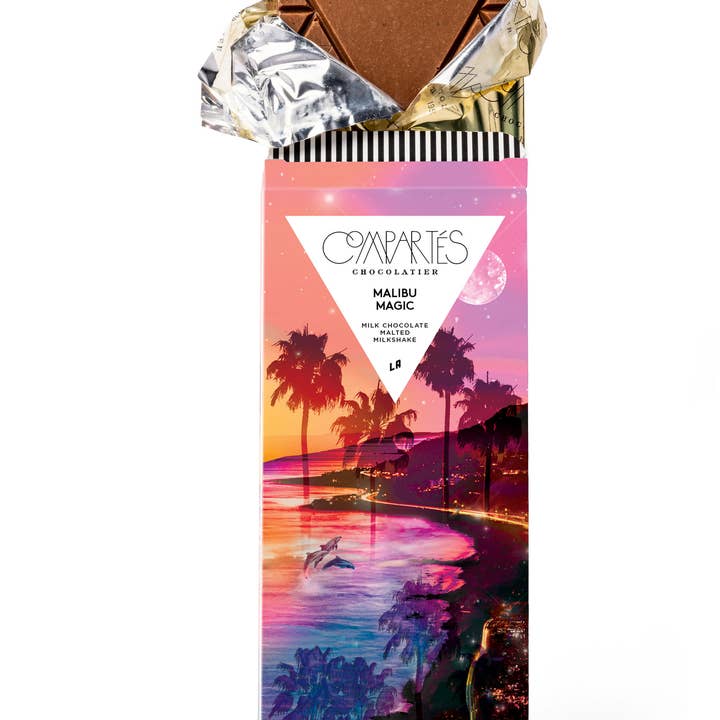 Compartes Chocolate - Wholesale Chocolate Bar - Malibu Magic Chocolate Bar - Malted Milkshake1