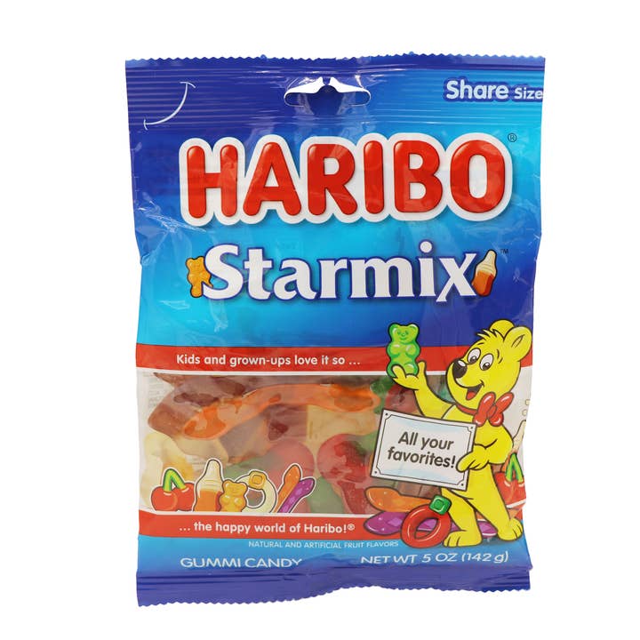 Haribo Star Mix, 5oz, 12ct Case for wholesale by Grandpa Joe's Candy Shop