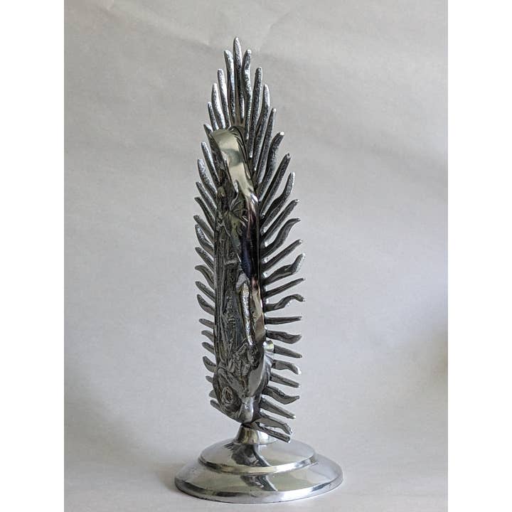 Camino TX - Wholesale Decorative figurine - Virgin of Guadalupe, Mexican Pewter Statuette 2
