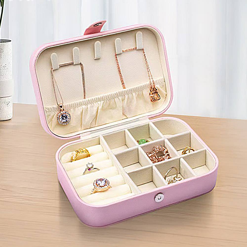 Sensibling Corp. - Wholesale Jewelry Box/Organizer - Faux Leather Portable Jewelry Box
10
