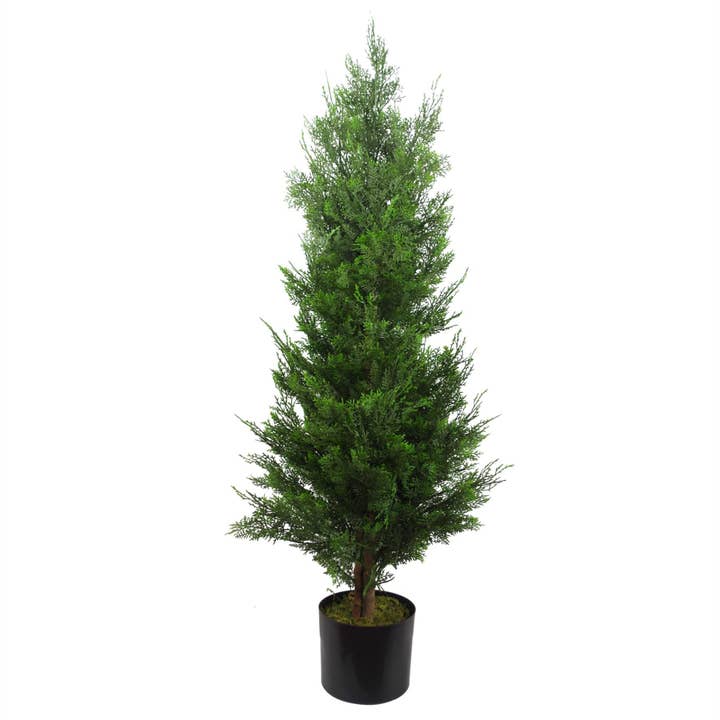 Leaf Design UK LTD – wholesale Artificial plant – Artificial Cypress Cedar Topiary Tree Artificial 120cm Plant