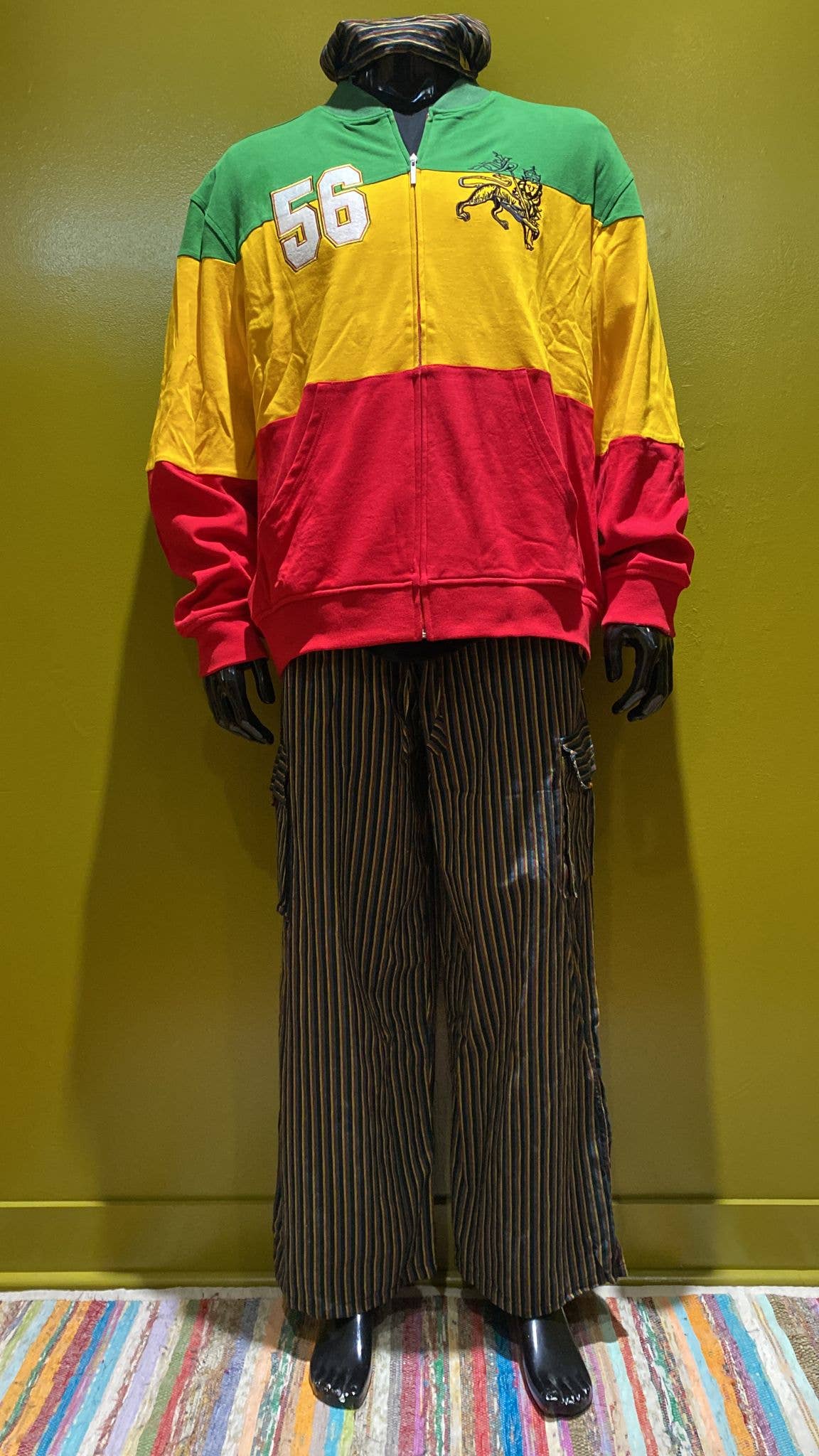 Katmandu Trading Co. – wholesale Jacket – Unisex – Rasta Jacket - Bob Marley Lion Of Judah4