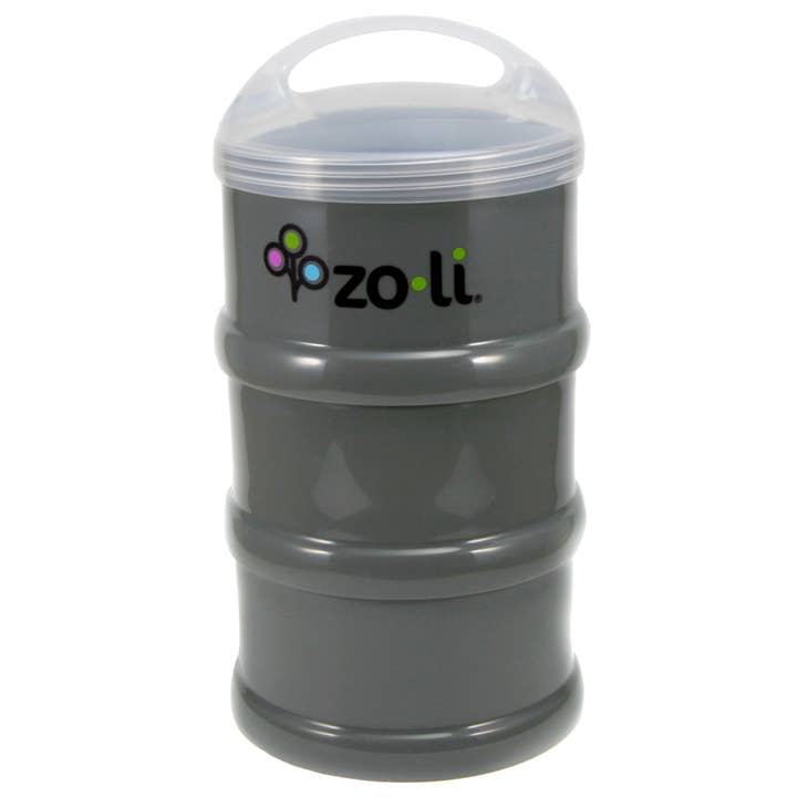 Pet Treat Tower Grey - stackable food travel containers for wholesale by ZoLi